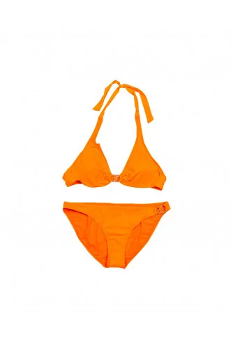 Haut de maillot de bain triangle Tory Burch Orange