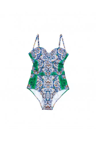 Multicolored one-piece swimsuit Tory Burch for women