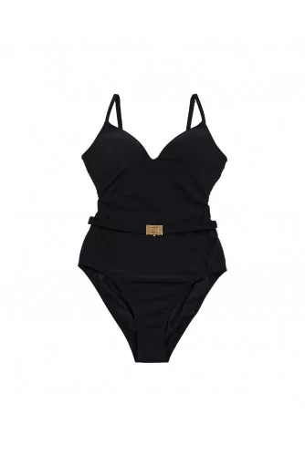 Black one-piece swimsuit Tory Burch for women