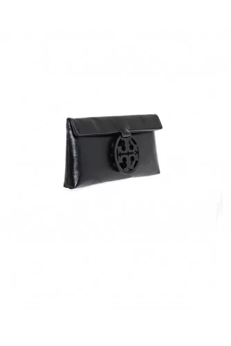 Small black pouch Tory Burch "Miller Clutch" for women