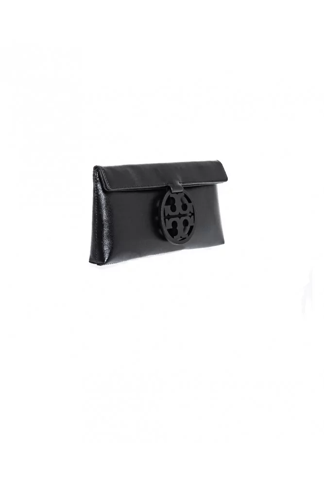 Small black pouch Tory Burch "Miller Clutch" for women