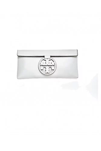 Pochette Tory Burch "Miller clutch" crème