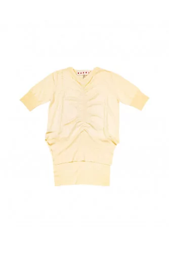 Achat T-shirt Marni jaune paille - Jacques-loup