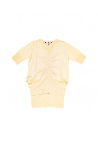 T-shirt Marni jaune paille