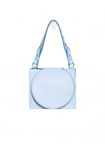 Achat Leather bag with round flap... - Jacques-loup