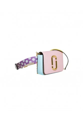 Rectangular pink and light blue belt bag "Hip Shot" Marc Jacobs for women