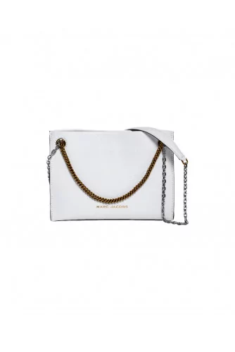 Sac Marc Jacobs "Double link 27" blanc pour femme