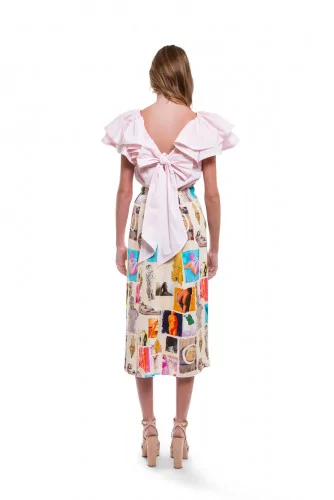 White skirt with colorful prints "Venus" Marni for women