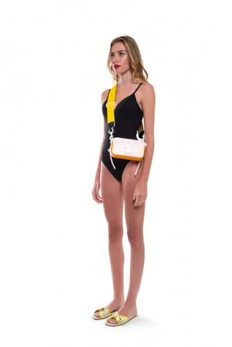 Black one-piece swimsuit Tory Burch for women