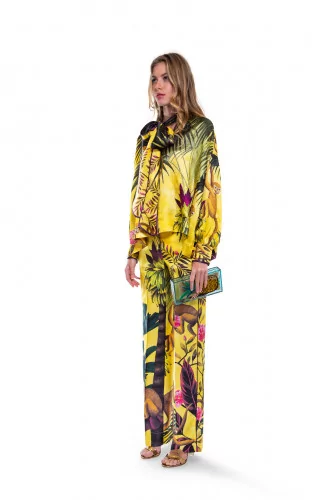 Ensemble Chemise et pantalon For Restless Sleepers jaune et multicolor