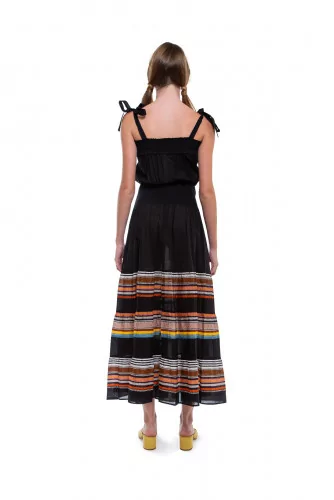 Black tie-strapped dress Tory Burch for women