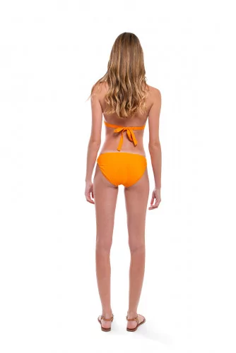 Maillot de bain Tory Burch 2 pièces "triangle" orange pour femme