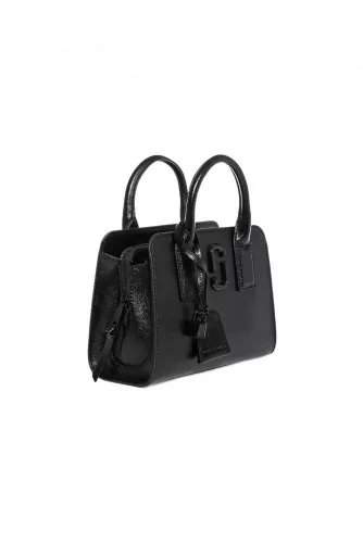 Black bag with 2 handles "Little Big Shot DTM" Marc Jacobs for women