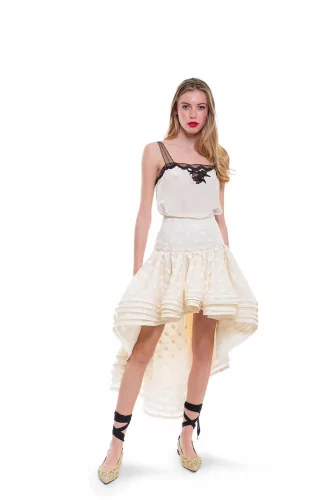Achat Silk asymmetrical skirt... - Jacques-loup