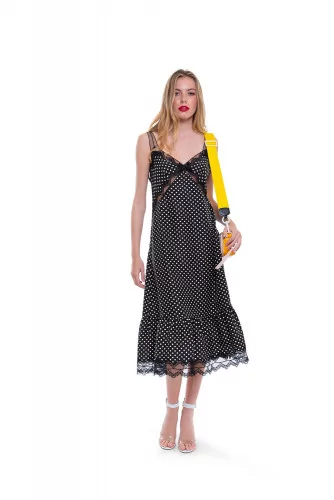 Black with white dots babydoll dress Marc Jacobs for women