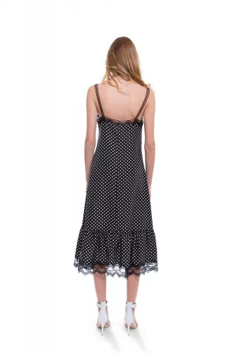 Black with white dots babydoll dress Marc Jacobs for women