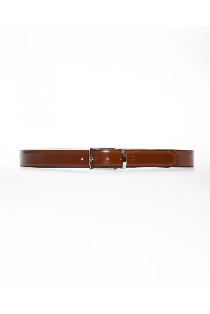 Ceinture Jacques Loup cognac pour homme