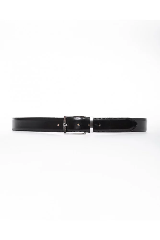 Ceinture Jacques Loup "Parma" noir pour homme