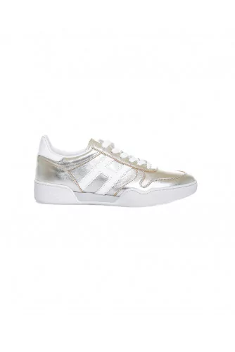 Sneakers Hogan "Retro-Volley" light gold for women