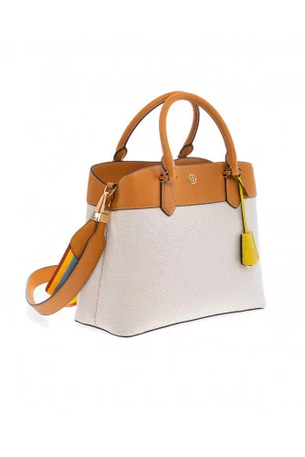 Sac Tory Burch "Robinson Canvas" camel