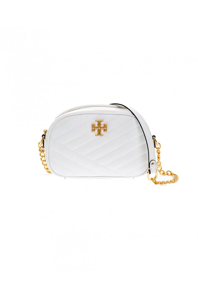 Sac Tory Burch "Caméra" crème et or