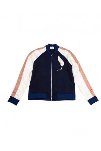 Jogging Miharayasuhiro bleu marine et beige pour homme