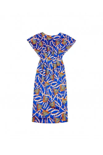 Blue and orange dress Stella Jean for women