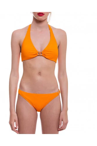 Orange two-piece swimsuit Tory Burch for women