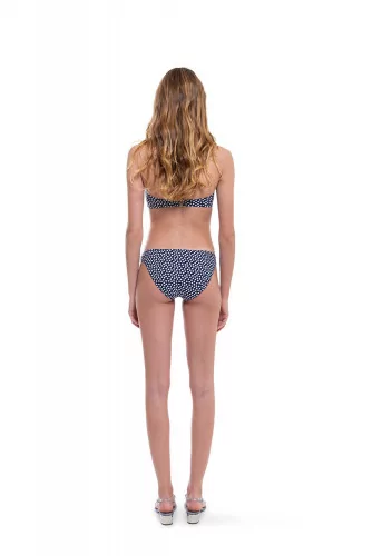 Underwired balconnet bikini with dots