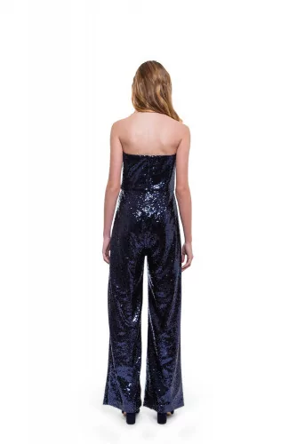 Aurélie Sequin strapless suit