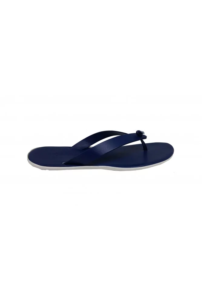 bronze flip flops