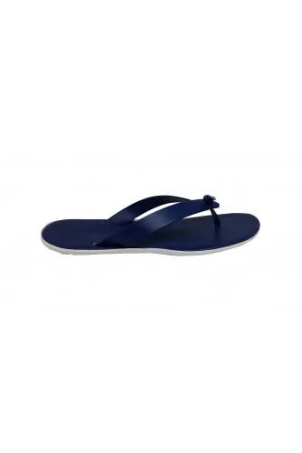 Royal blue flip flops Jacques Loup for men