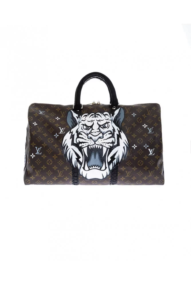 Tiger + keep the best forget the rest of Philip Karto - Customized Louis  Vuitton bag 50cm for women