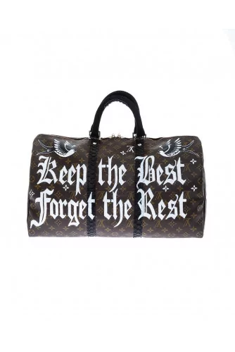 Sac Philip Karto "Tiger + keep he best forget the rest" 35 cm