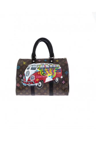 Bag Philip Karto - Minibus/Freedom - 35 cm - Customized Louis Vuitton bag for women
