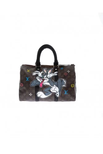 Bag Philip Karto - Bugs Bunny - 35 cm - Customized Louis Vuitton bag for women