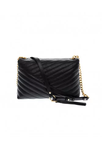 Sac Tory Burch "kira" noir et or