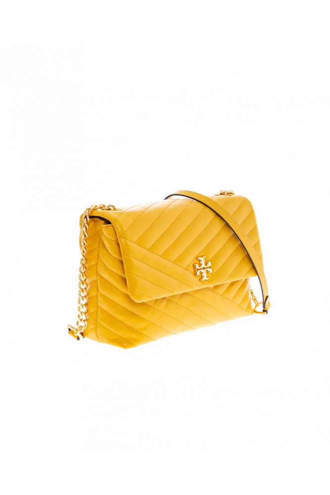 Sac Tory Burch "Kira" jaune et or