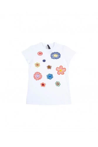 T-shirt Ley Lu blanc pour femme