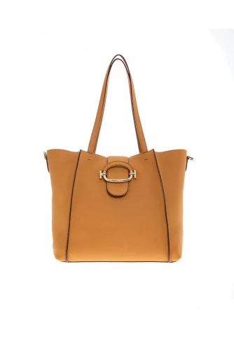 Sac Tod's "T-Ring Shopping" beige pour femme