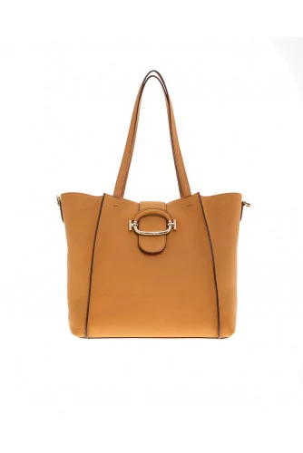 T-Ring Shopping - Leather bag with 2 handles