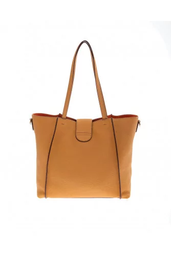T-Ring Shopping - Leather bag with 2 handles