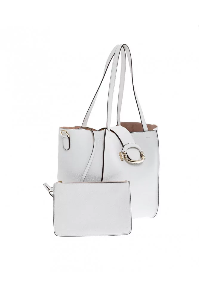 Sac Tod's "T-ring Shopping" blanc pour femme Sac Tod's "T-ring Shopping" blanc pour femme