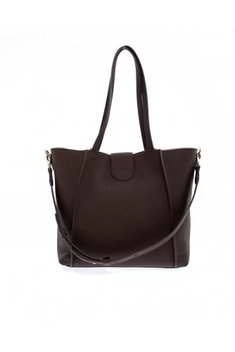 Sac Tod's "T-Ring Shopping" marron pour femme