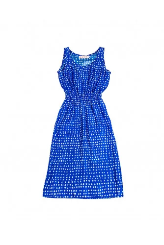 Blue dress with white print Marni for women