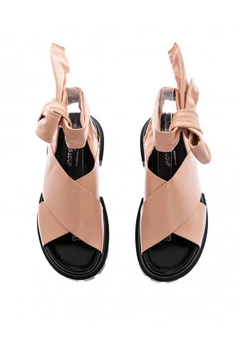 Skin colored sandals Jacque Loup for women