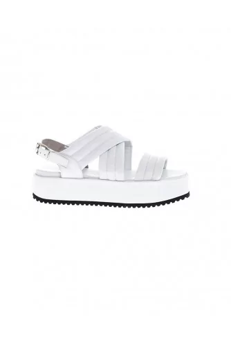 White platform sandals Jacques Loup for women