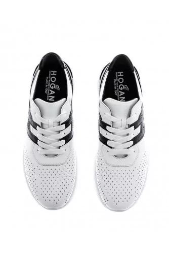 Black and white sneakers "Hyper-Active" Hogan for men