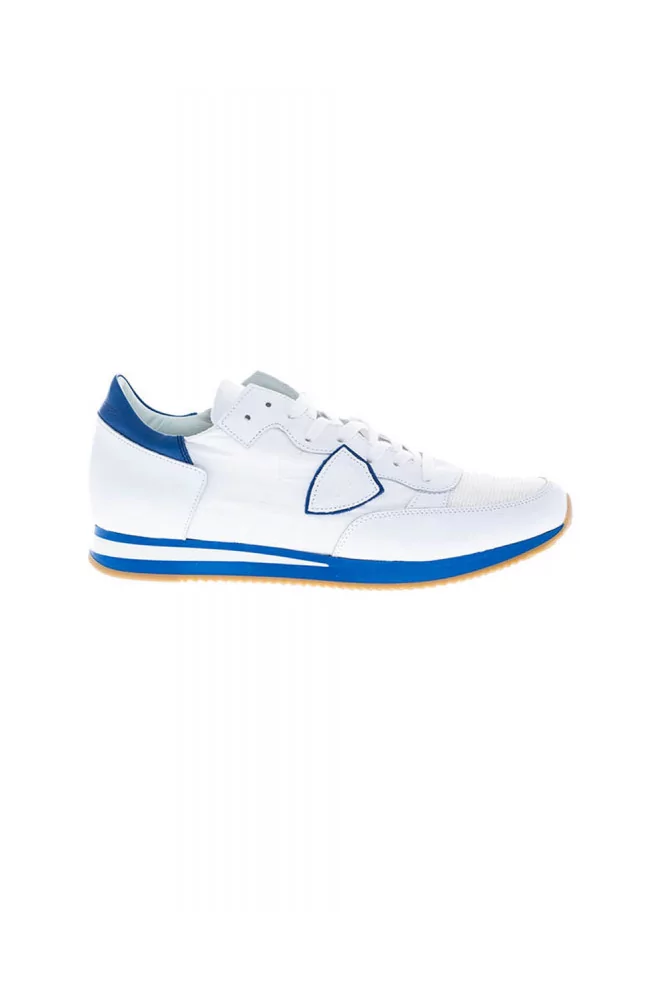 Tennis Philippe Model "Tropez" blanc et bleu pour homme