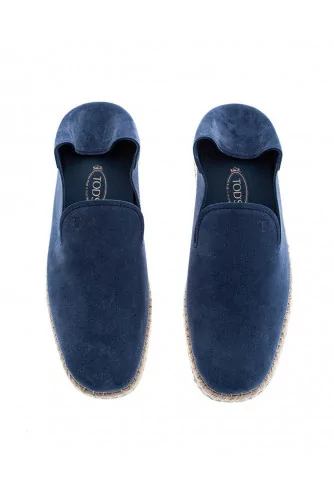 Blue slip-on shoes Tod's for men